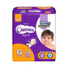 Fralda Cremer Disney Baby Tamanho G Prática com 24 Fraldas Descartávei