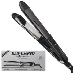 Chapinha Babyliss Pro Nano Titanium Optima 3000 Bivolt, Preto, Bivolt