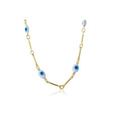 Pulseira Folheada Em Ouro Com Olho Grego Folheado Ouro 18K