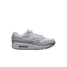 Nike Tênis feminino Air Max 1, Pó fóton/branco/cinza fumê claro/azul-marinho, 36