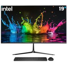 Computador All In One, 19" Led, Intel Core I5, 8gb Ram, Ssd 256gb, Wif