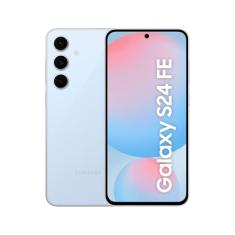 Celular Samsung Galaxy S24 FE 5G 128GB 8GB RAM Tela 6.7" Câm. Tripla 50+12+8MP Frontal 10MP, Galaxy AI - Azul