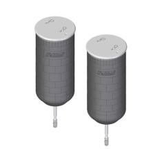 Bolsa Pneumática Suspensão Eixo SC S4/S5 G/R até 2009 - 2 Un - Fabbof 