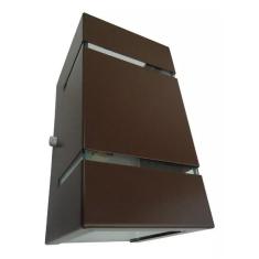 Arandela Frisos Parede Muro Externa Interna 1318M - Marrom