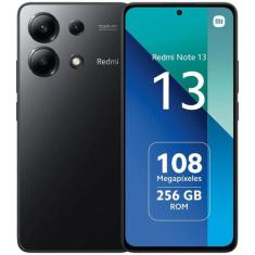 Smartphone Xiaomi Redmi Note 13 128GB - 6GB Ram (Midnight Black) Preto