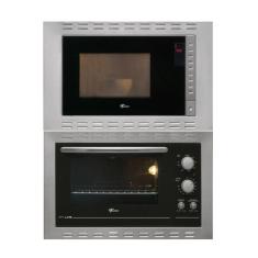 Kit Forno Elétrico 44L e Micro-ondas de Embutir Fischer