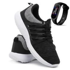 Tênis Leve Confortável Simon Vergan + Relógio-Masculino