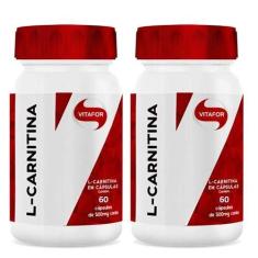 Combo 2 - L-Carnitina - 60 Cápsulas - Vitafor