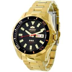 Relógio Orient Masculino Automatico Dourado 469Gp078f P1kx