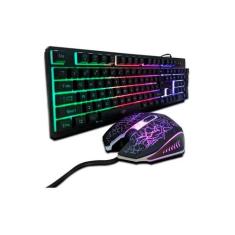 Teclado E Mouse Kit Gamer Sem Fio Wireless 1600 Dpi Hk8100 - Lehmox