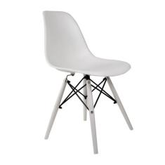 Cadeira de Jantar Charles Eames II Branca - Mobly