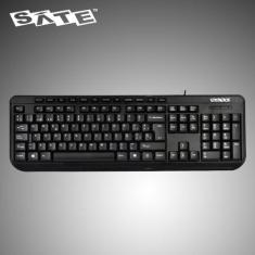 Teclado Sate AK-833 Portugues Multimedia Black - Satellite