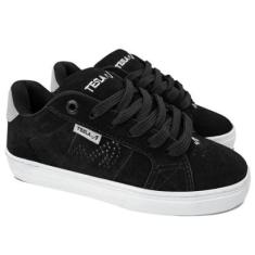 Tênis Tesla Hertz Unissex Camurça Black Reflect | Preto-Unissex