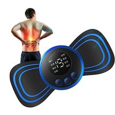 Massageador Muscular Elétrico Recarregávil Portátil USB, Massageador Para Coluna Lombar Pescoço Pernas, Tens Relaxamento Corporal, Estimulador Fisioterapia, Mini Massageador Cervical-Luiggi Presentes®