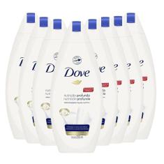 Kit 8 Sabonetes Líquido Dove Nutrição Profunda 250ml
