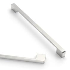 Asidrama Pacote com 10 puxadores de armário de cozinha de níquel acetinado escovado, 224 mm, puxadores de armário de cozinha para puxadores de gaveta de armário