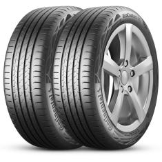 Kit 2 Pneu Aro 16 205/60R16 Continental 92H TL EcoContact 6Q