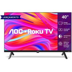 Smart TV AOC 40 Polegadas Full HD Roku TV 40S5045/78G