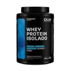 DUX HUMAN HEALTH Whey Protein Isolado All Natural 900g Baunilha – 24g de Proteína Pura com Dupla Filtração e Baixo em Gorduras