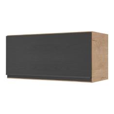 Armário De Cozinha Aéreo 1 Porta Basculante 70cm preto