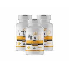 Kit Com 3 Vitamina D 2000 U.I 30 Capsulas de 500mg Promel
