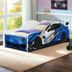 Cama Infantil Carro Racer Com Colchão Cambel