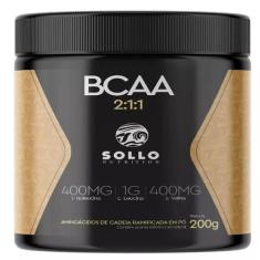 BCAA 2:1:1 - 200g - Recuperação muscular  - SOLLO NUTRITION, AÇAÍ