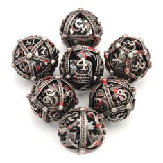 Acessórios de jogo de tabuleiro Metal Dice Chips para todas as idades