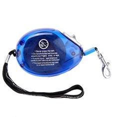 Coleira retrátil para cães, coleira de caminhada de 2,4 m para cães pequenos, coleira retrátil para animais de estimação para caminhar, fita de nylon forte, trava/liberação com um botão com uma mão,