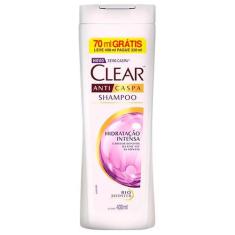 Shampoo Clear Anticaspa Hidratação Intensa Leve 400ml Pague 330ml
