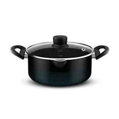 Caçarola Rochedo Smart Antiaderente de Alumínio Preta 20CM