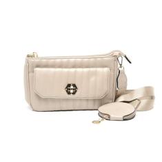Bolsa Feminina Carteira Celular  Maes Austin - Kl, Bege Claro
