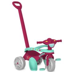 Triciclo Mototico - Passeio E Pedal - Rosa - Bandeirante