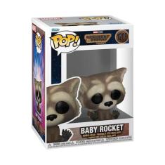 Funko Pop! Marvel Guardiões da Galáxia Vol. 3 - Boneco Baby Rocket