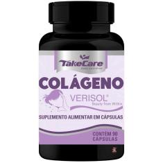 Colágeno Verisol Vitaminas E Minerais 90 Capsulas Take Care