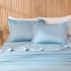 Jogo de Lençol Cama King 4 Peças 400 Fios 100%  Algodão Provence - Lin