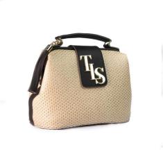 Bolsa Feminina Bau Praia Palha Moderna Linda Pequena Tranversal - TALA