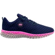 Tenis Asc para Caminhada Academia Treinos Unissex, Azul, Rosa, 38