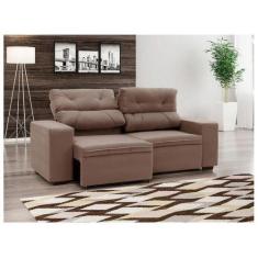 Sofá Retrátil Reclinável 3 Lugares Suede - Phormatta Evolution SMP, Ca