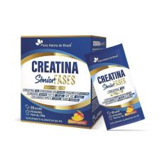 Creatina Sênior Coenzima Cúrcuma Colágeno Tipo 2 200g Sabor Manga - Flora nativa do brasil-Unissex