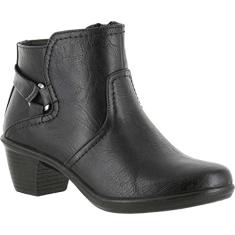 Easy Street Bota feminina de cano curto Dawnta, Preto, 7.5 X-Wide