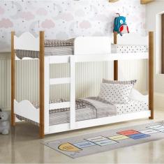 Beliche Infantil Theo com Escada Branco - CASA H