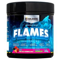 Pré-Treino Flames 200g - 100% Importado - Soldiers Nutrition-Unissex