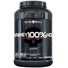 WHEY 100% HD (WPC, WPI E WPH) - 900G - BLACK SKULL-Unissex