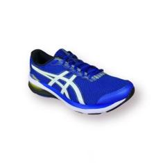 Tenis Esportivo Feminino Asics Shogun 5 AZUL/AMARELO 43-Feminino
