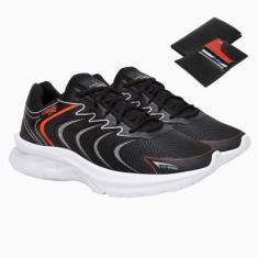 Tênis Esportivo Masculino Para Caminhada Academia Corrida Dia a Dia + Carteira-Masculino