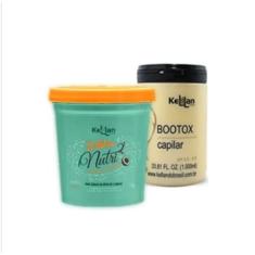 Kellan Kit Desmaia Cabelo 2x1Kg - Máscara de Coco e Bootox Capilar