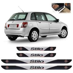 Soleira Porta Fiat Stilo 2003 a 2011 4 Pçs Resinado Sr01011