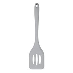 Mimo Style Utensílios Espátula Vazada de Silicone, Cinza, 29.5 x 7 cm