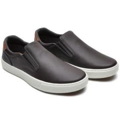 Tênis Masculino Ixória Casual Slip-on Fly Café-Masculino